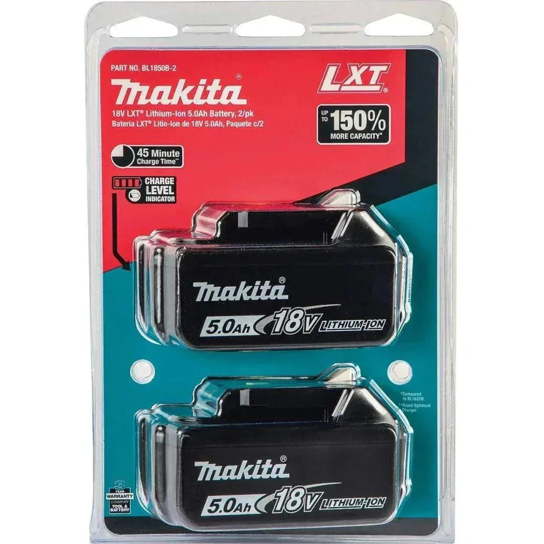 Makita 18V 5.0Ah Battery Combo 2-Pack